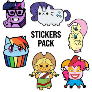 STICKERS PACK 1 - mane6